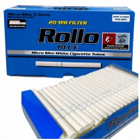 Micro Slim! Сигаретные гильзы Rollo Blue 200 шт. 5,5 mm.