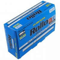 Micro Slim! Сигаретные гильзы Rollo Blue 88 мм 200 шт. 5,5 мм.  (фильтрующий картридж 25мм)